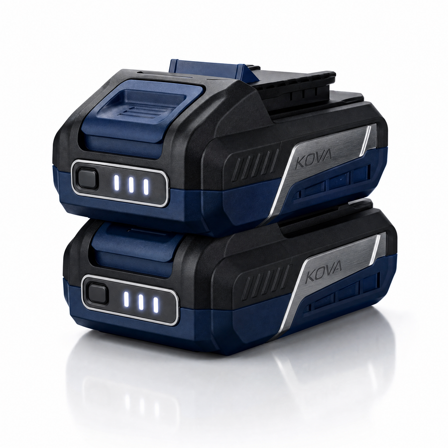 KOVA 20V PowerPack 4.0Ah Battery 2-Pack studio product image