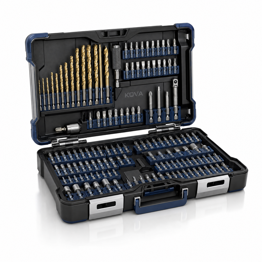 KOVA 100-Piece Professional Drill & Driver Bit Set studio product image