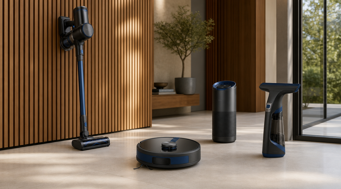 KOVA cleaning system in a refined home interior