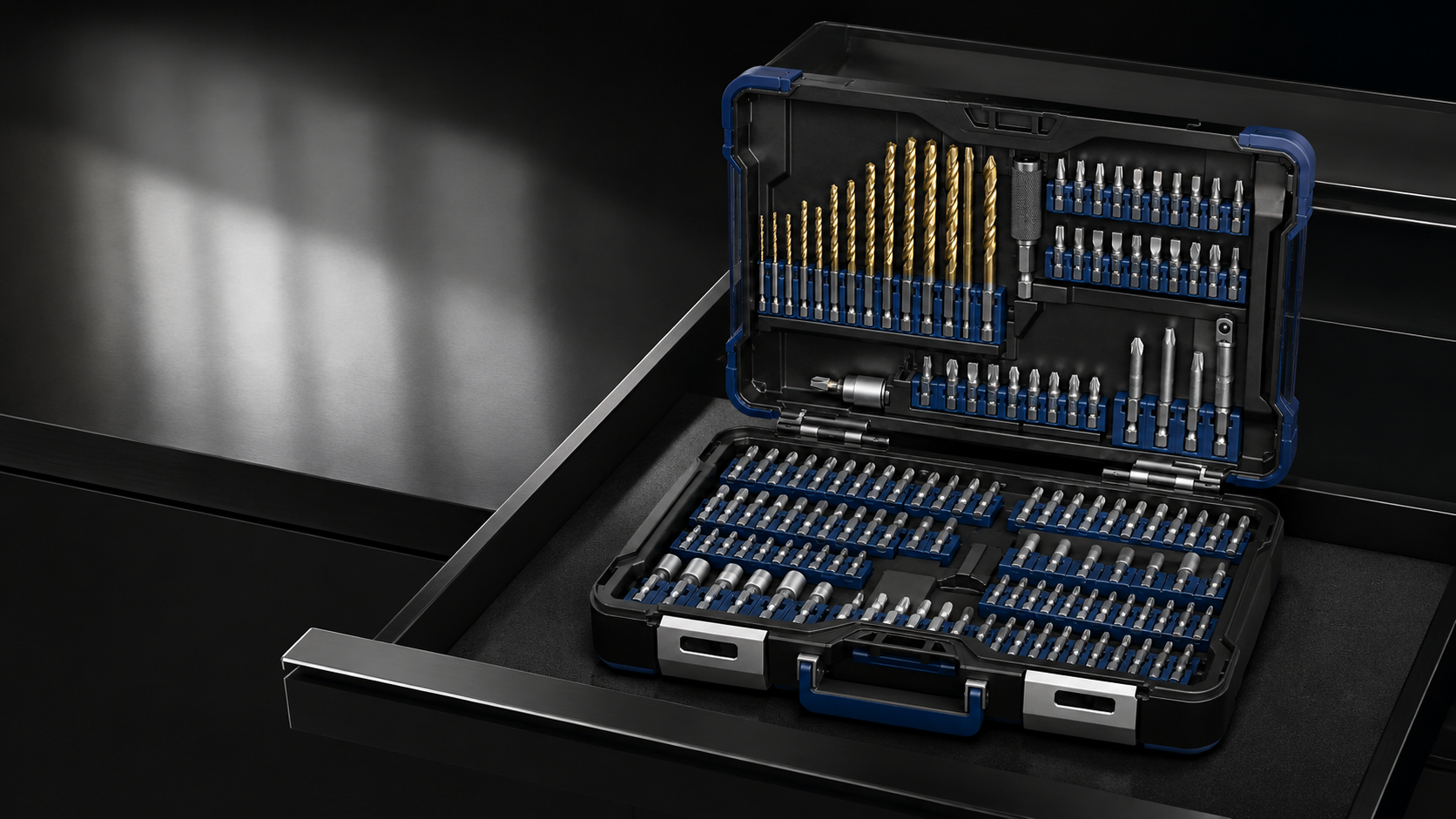 KOVA 100-Piece Professional Drill & Driver Bit Set lifestyle detail