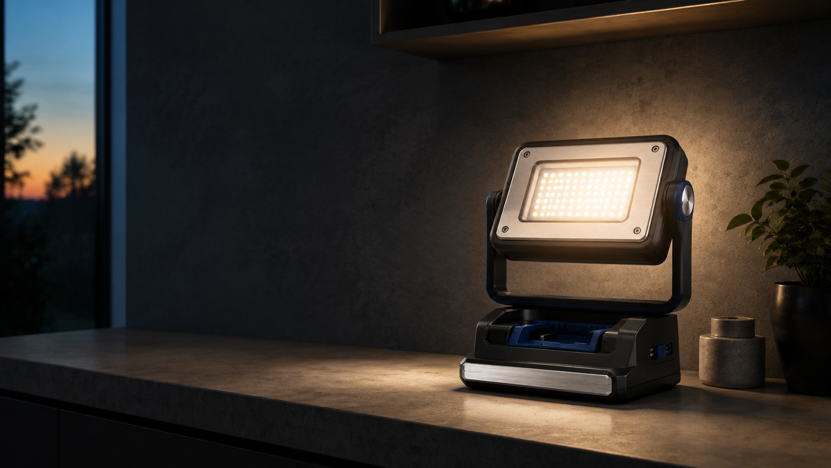 KOVA 20V Portable LED Work Light lifestyle detail