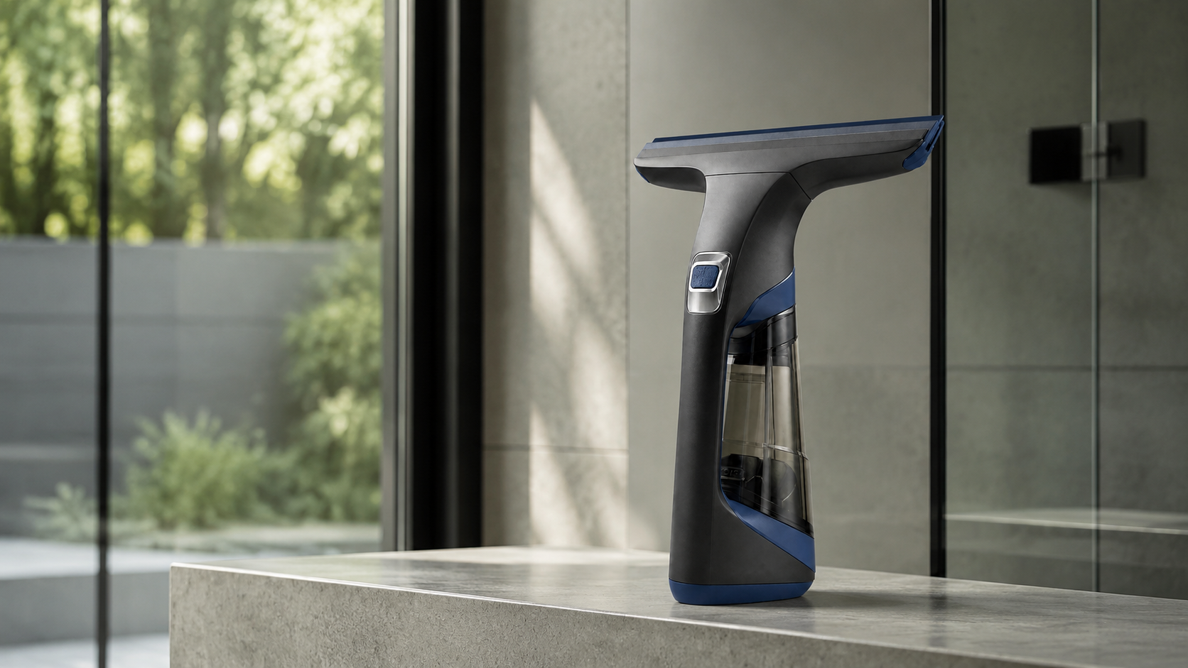 KOVA Streak-Free Cordless Window Vacuum lifestyle detail